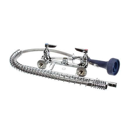 T&S Brass Easyinstall Pre-Rinse: 8 Wall Mount, 1/2Npt Fema B-0133-B08
